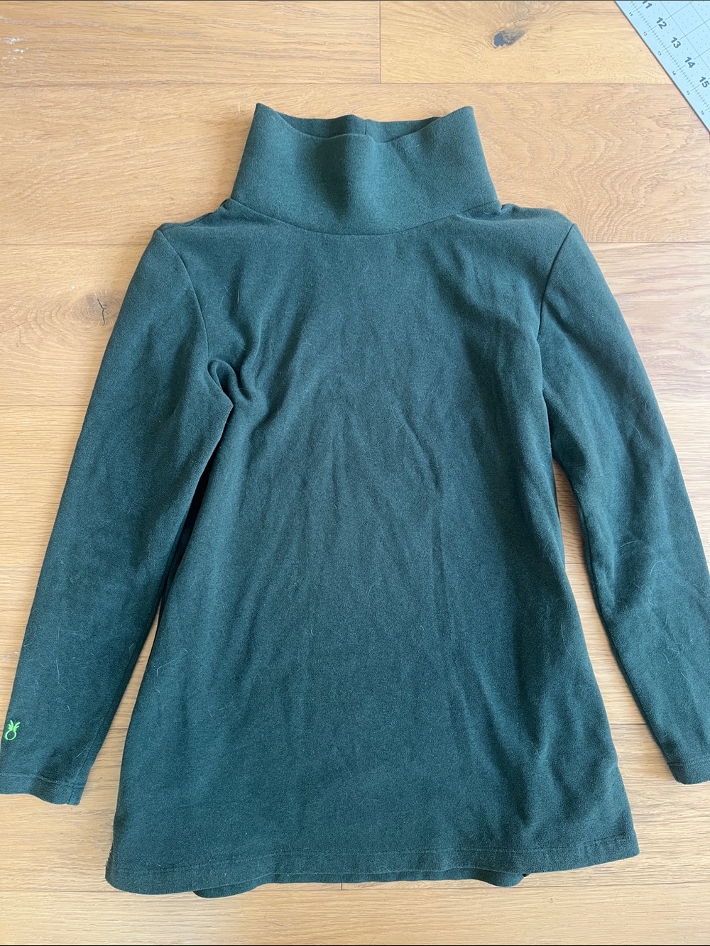 Dudley Stephens Cobble Hill fleece turtleneck tunic length
